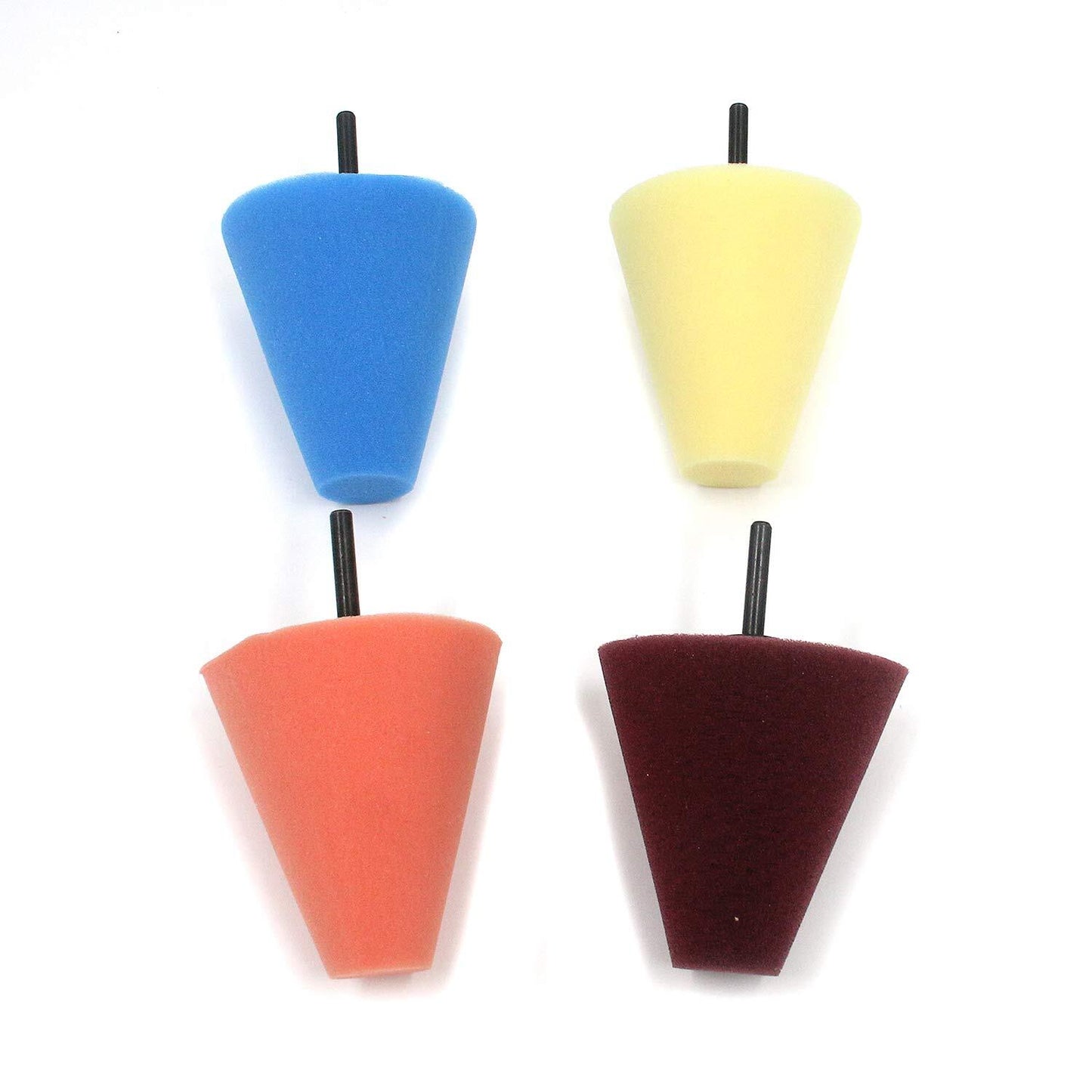 4-inch foam drill polishing cone ball pad car wheel waxing and polishing wheel polishing machine 9-piece set