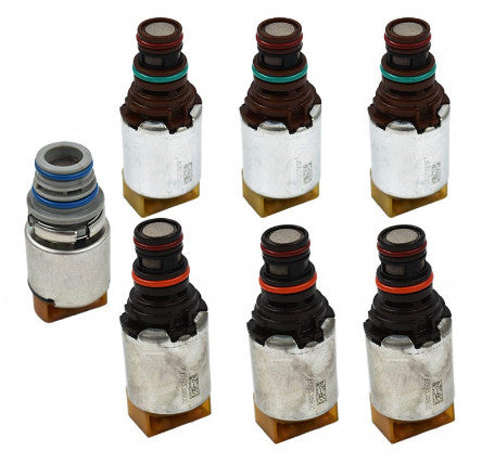 7-piece new 6F35/6F15 transmission solenoid valve kit for Ford and for Mazda Escape.