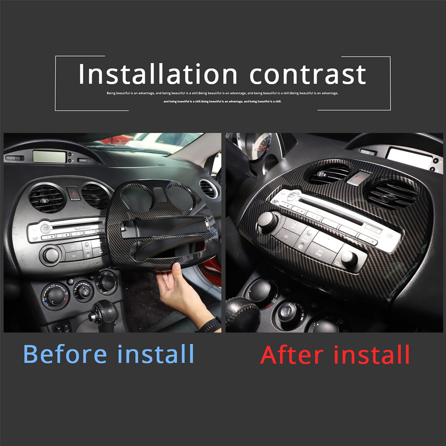 Leather center armrest cushion cover and decorative padding for Toyota Tundra 2022+