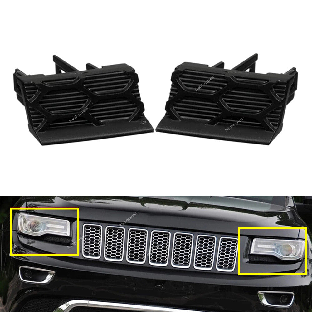 For 2014-17 for Grand Cherokee Headlight Washer Nozzle Bezel Cover Front LHRH