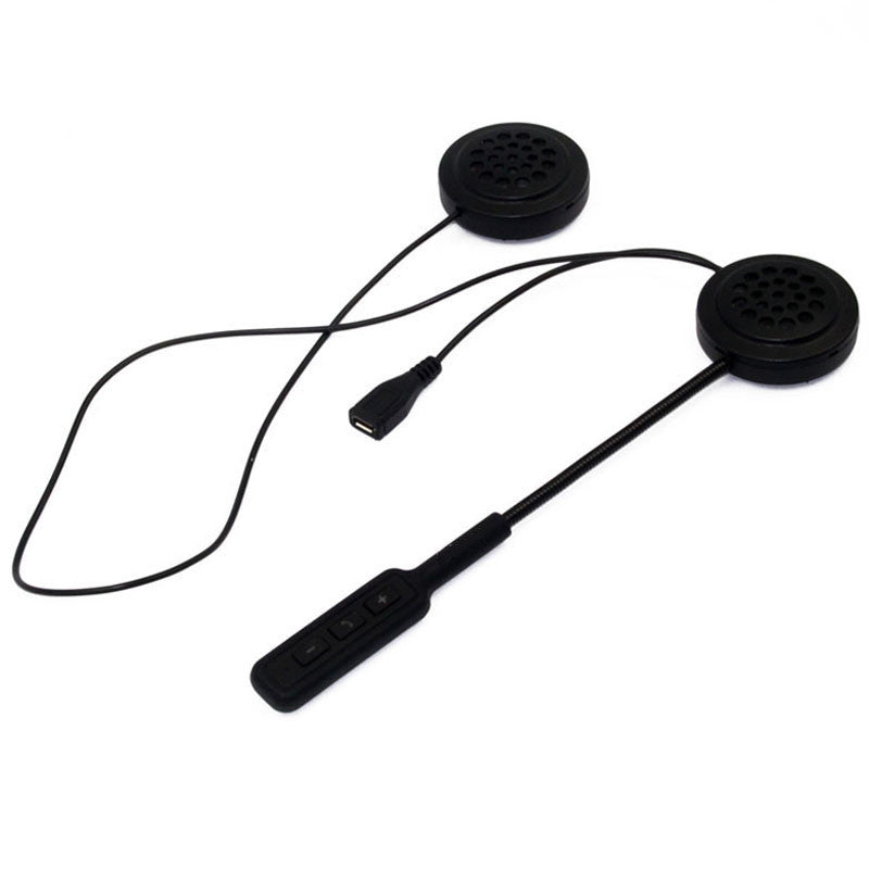 Motorcycle Helmet Headset Phone Bluetooth Hands- Microphone Call Control kit