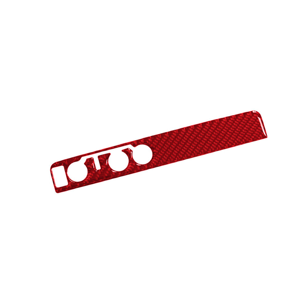 Red Carbon Fiber Above Radio Accent 4WD Cover For Colorado 2004-12/ for Canyon 05-12