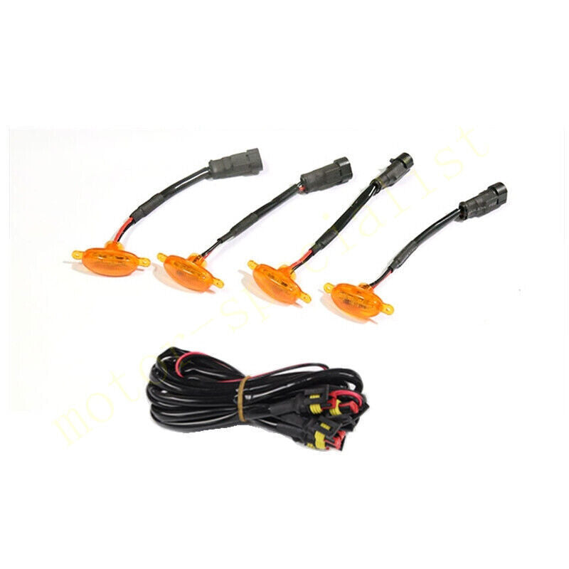 for Ram 1500 2019-2021 Yellow Shell Front Grille LED Amber Lights Style