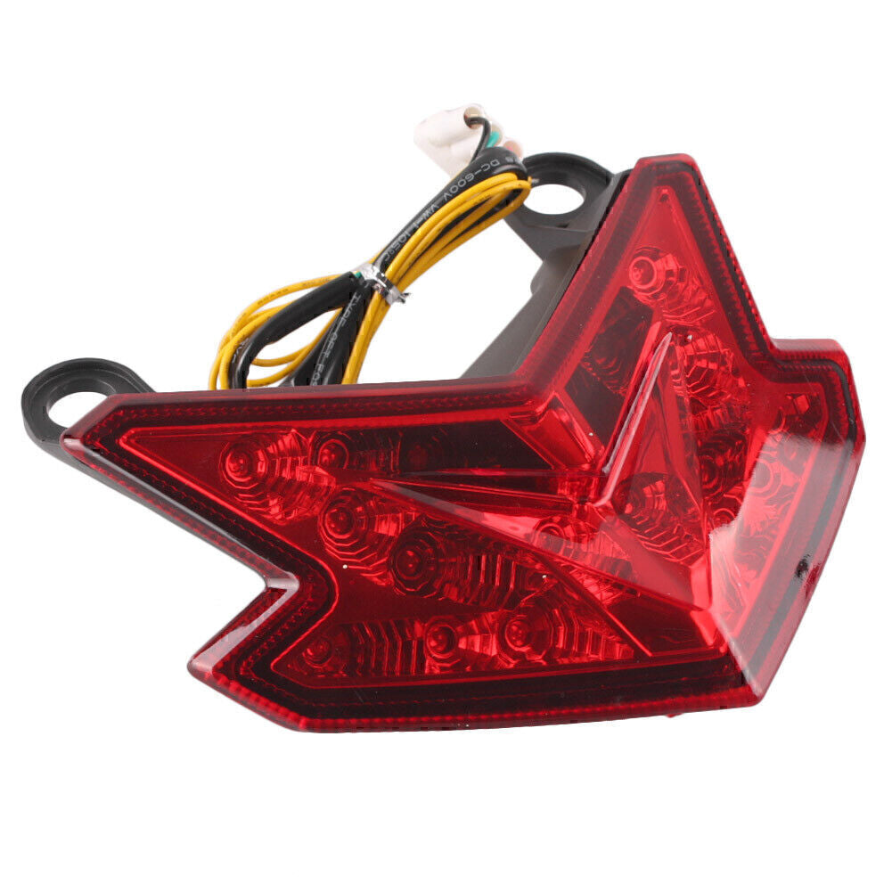 1X LED brake Rear Taillight for Kawasaki Z800 ZX6R 2013-2014 Red w/Turn Signal