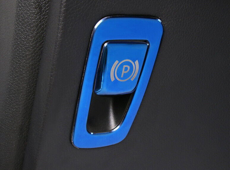 for Mercedes-Benz GLC 2016-2022 Blue Inner Headlight Button Control Covers 2X