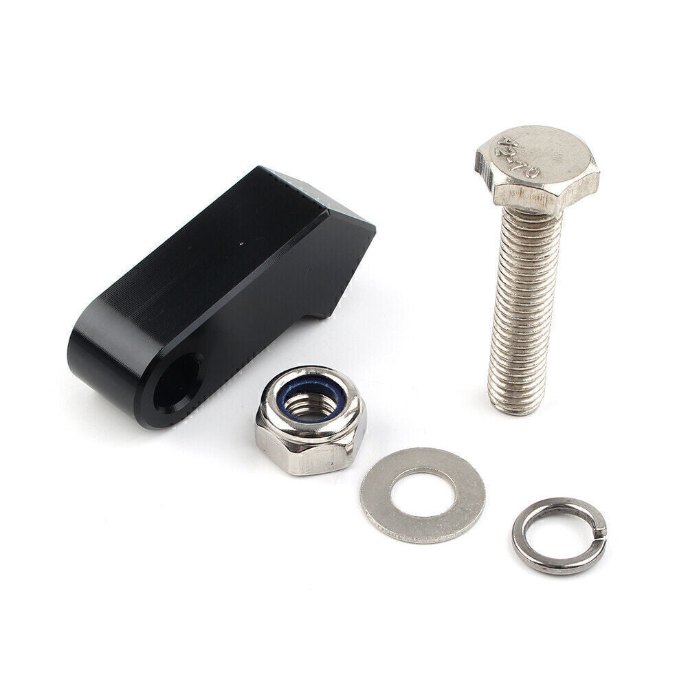 Fit for Harley Custom Black Headlight Mounting Block Mount Bracket Headlight
