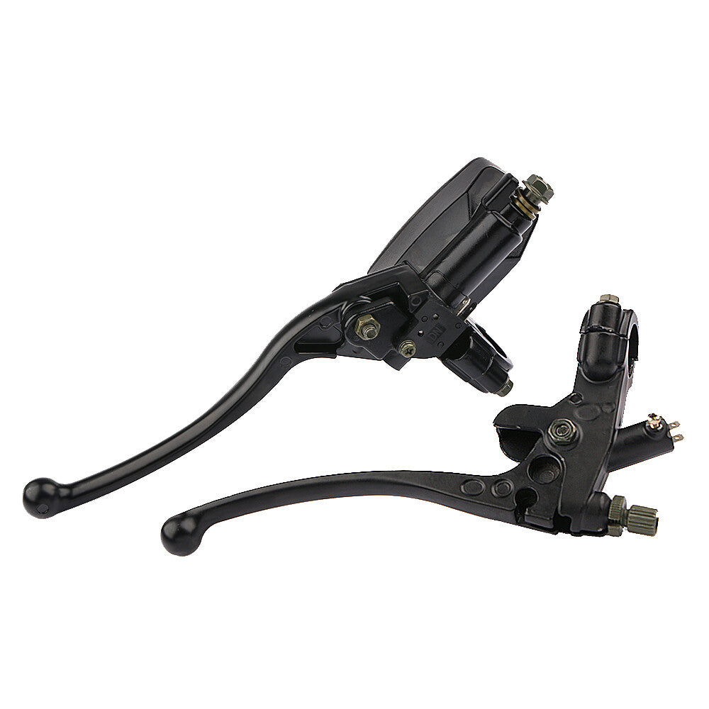 Motorcycle 7/8 inch hydraulic brake master cylinder clutch lever black for off-road bikes