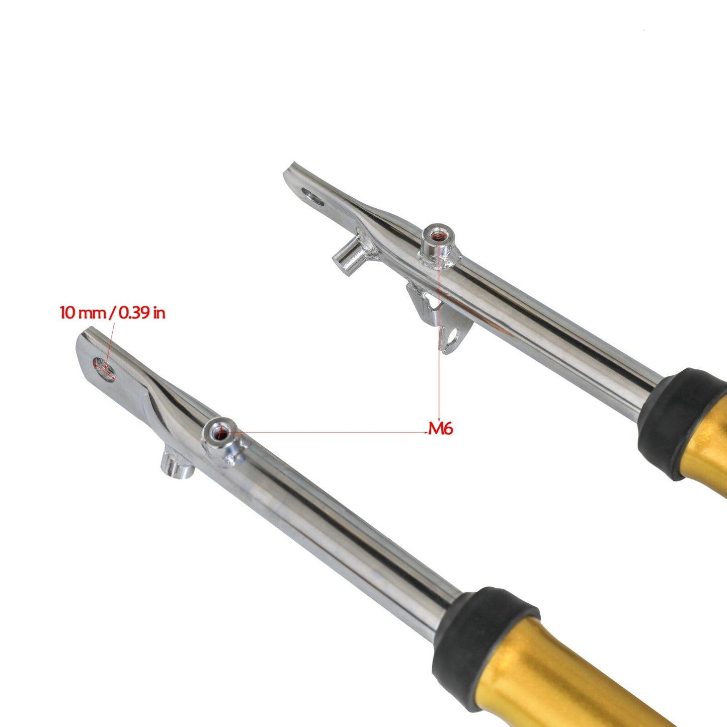 Front fork shock absorber drum brake suitable for 10-inch wheels, Monkey for Honda CRF50 XR50, for Yamaha TTR50