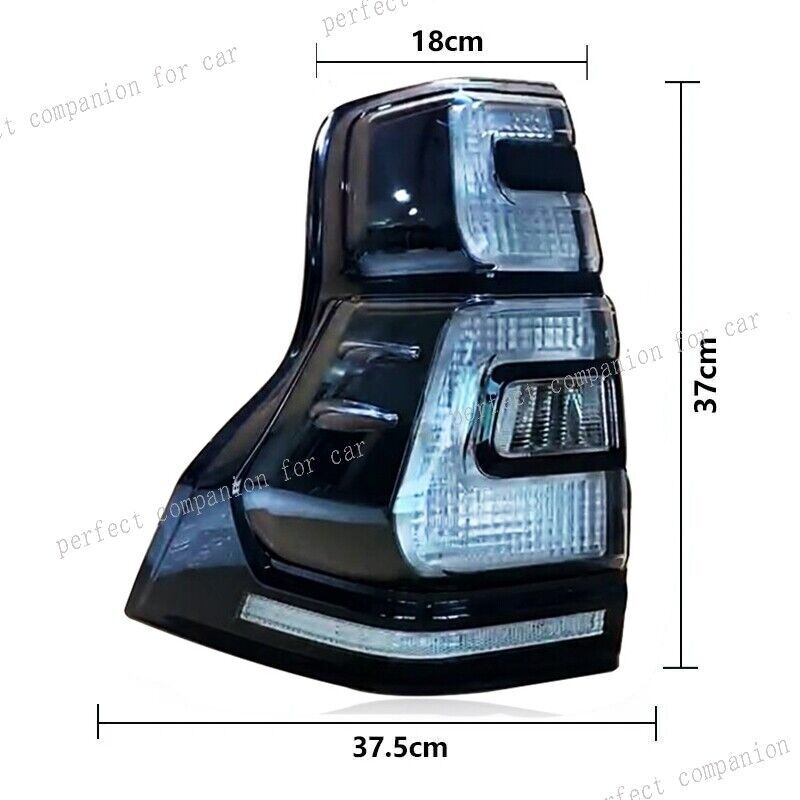 Pair Smoked LED TailLight for Toyota for Land Cruiser Prado 2018-20 Series 150 FJ150