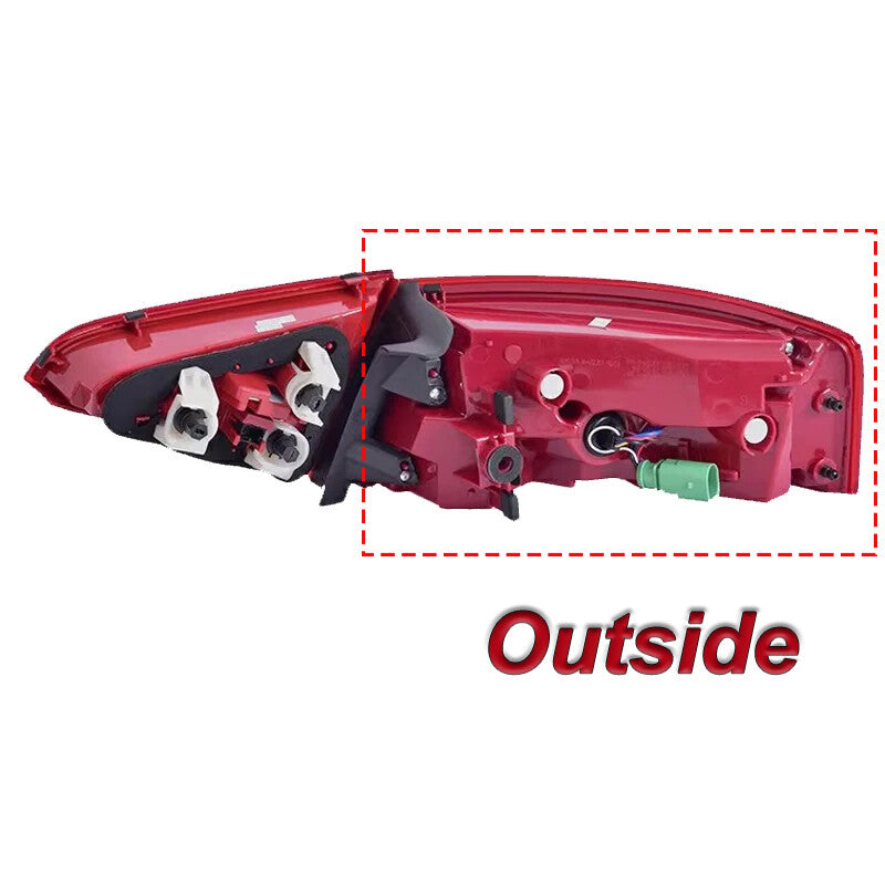 Right LED rear taillight, turn signal, and brake light applicable to for Audi for A5 Coupe 2010-2016