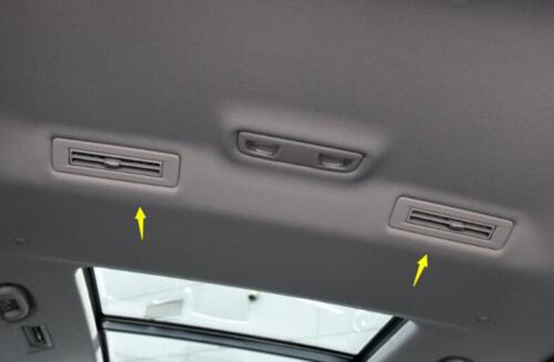 For Chevry Blazer 2019-22 Black steel Car Roof Air Outlet Vent Frame cover Trim