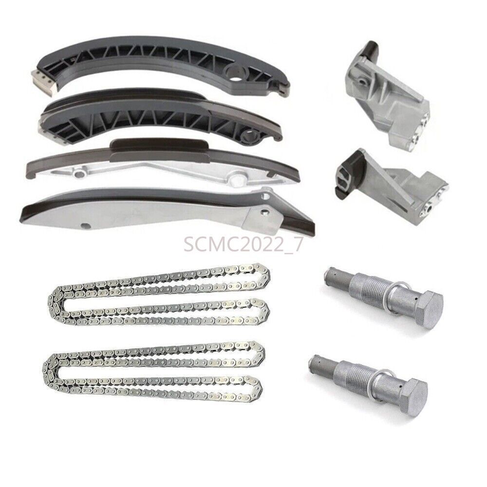 10Pcsc Timing Chain Kit for BMW E60 E64 E65 E67 X5 550i 650i 750i N62B 4.4L 4.8L