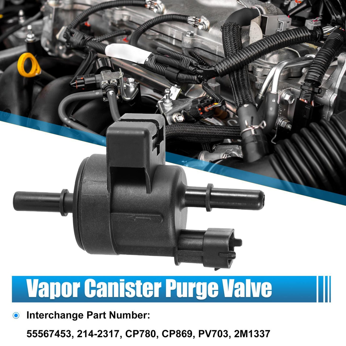 EVAP vapor canister purge valve for Chevrolet for Cruze Sonic 1.8L 2011-2018 55567453