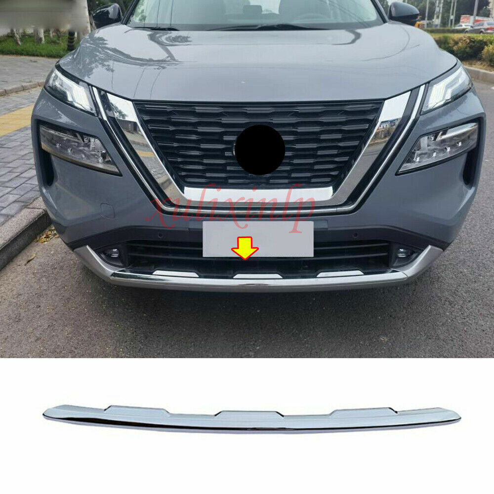 2021-2024 Fit for Nissan Rogue Chrome Front+Rear Bumper Body Molding Cover Trims