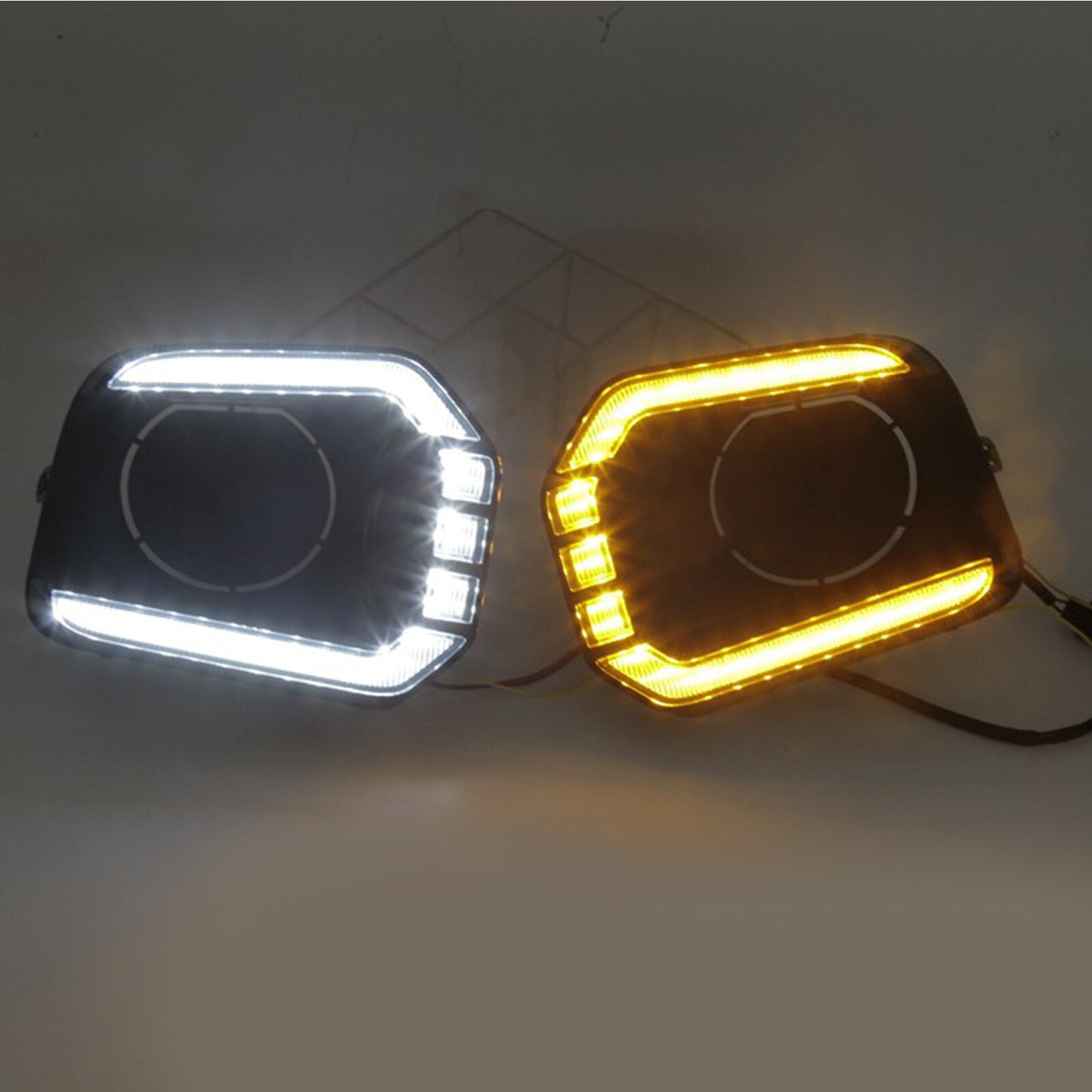 for Toyota Tacoma 2016-2023 DRL LED Daytime Running Light Fog Turn Signal Lamp