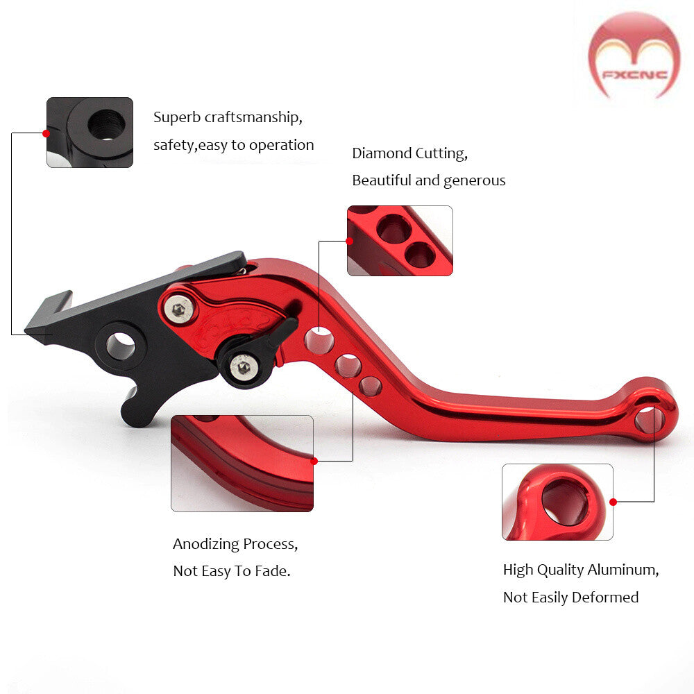 Suitable for Honda CBR300R/CB300/R/F/FA 2014-2022 Red Motorcycle Brake Clutch Lever