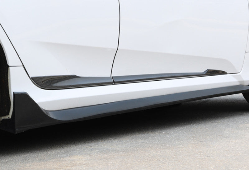 Side Door Body Guard Molding Cover Trims Carbon Fiber for Honda for Civic 2017-2021
