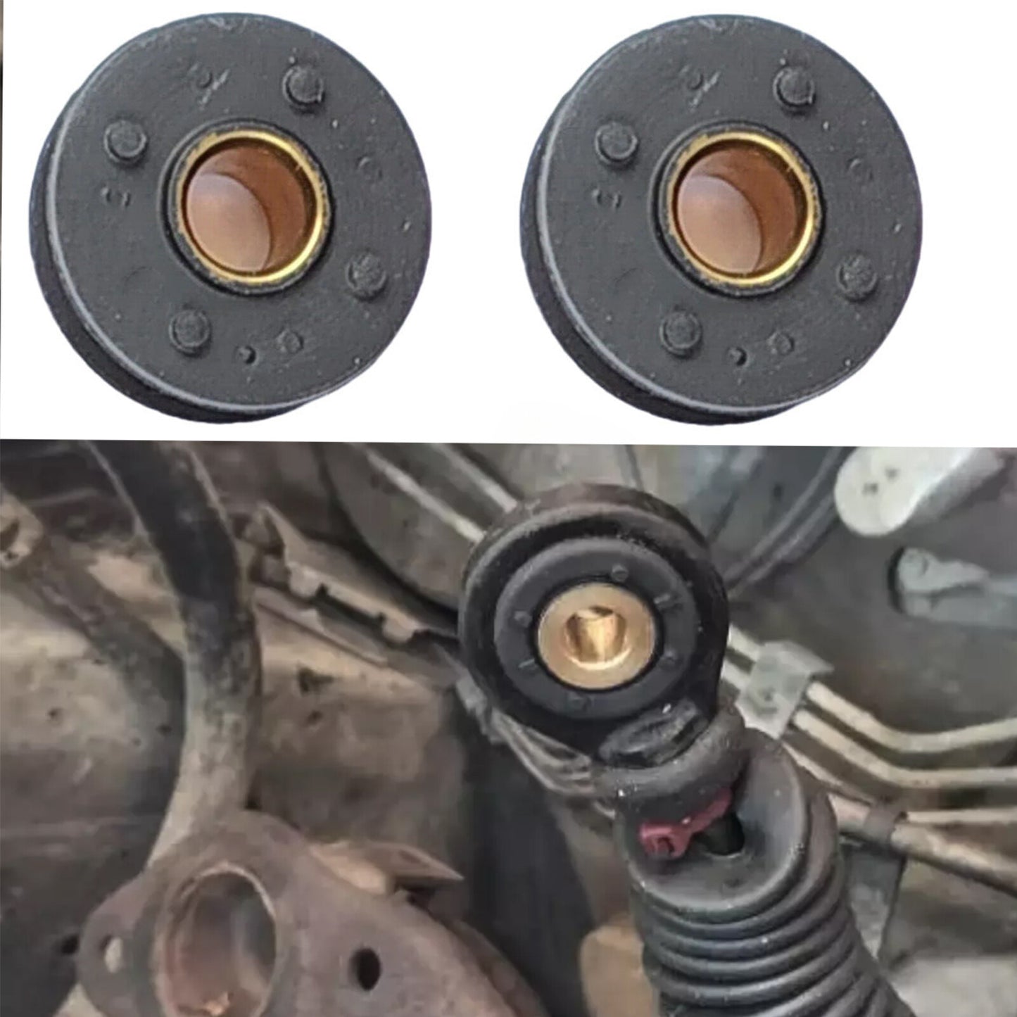 2PC TRANSMISSION SHIFTER CABLE LINK BUSHING for TOYOTA for COROLLA AE100 ALTIS 91-07