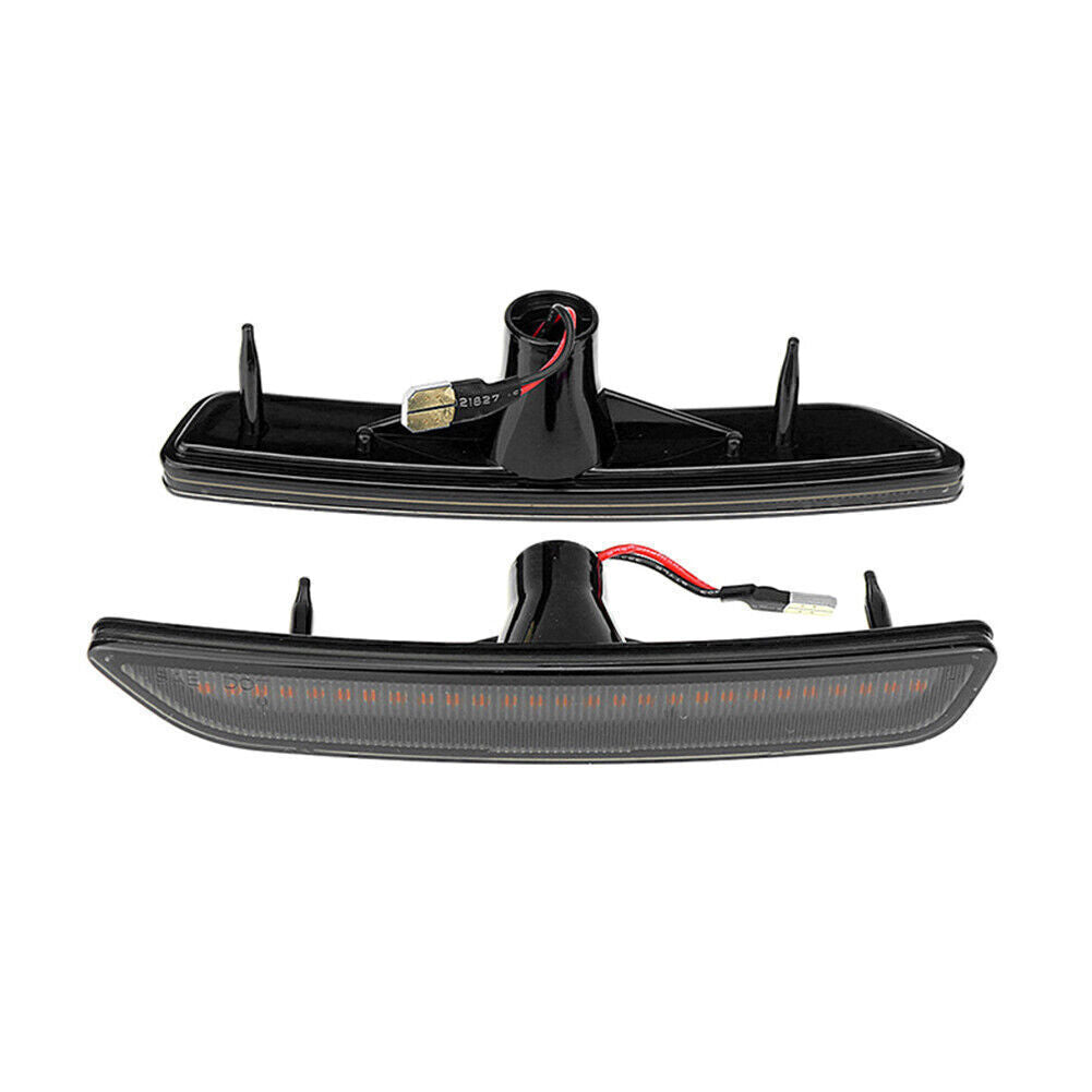 for Ford for Mustang 2010-2014 2013 2012 2011 Black 2x LED Front Side Marker Lights