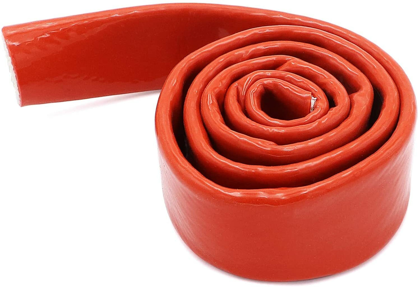 3/4-inch red insulated fireproof cable conduit, fiberglass silicone 3.3 ft