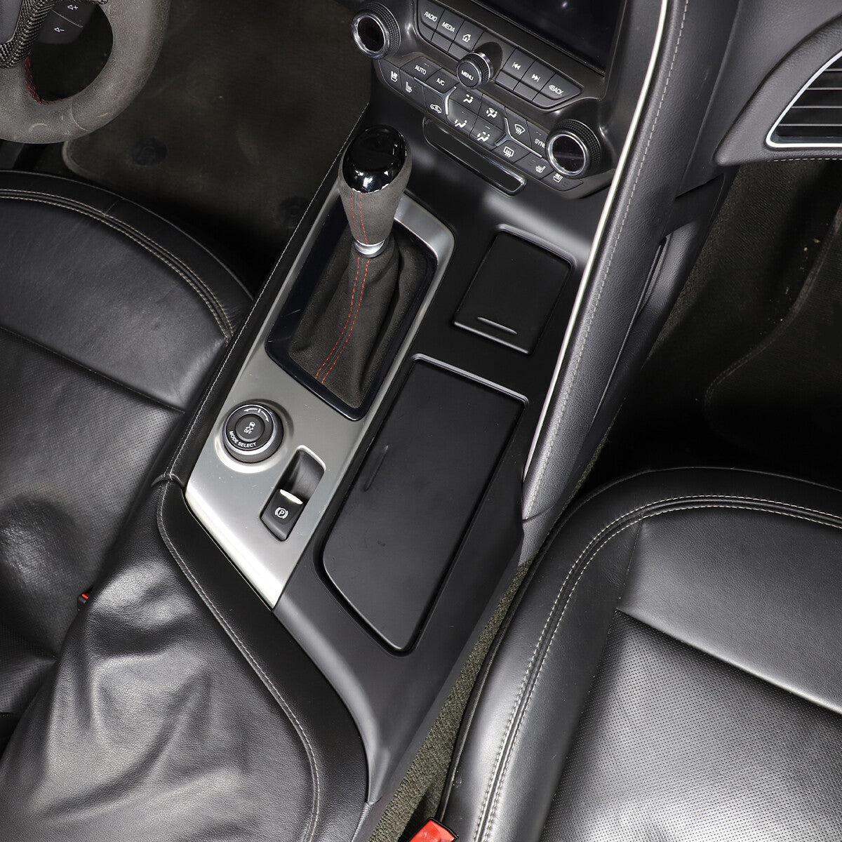 ABS, red interior, 4WD, gear shift cover trim for Toyota Tenderra 2022-2023