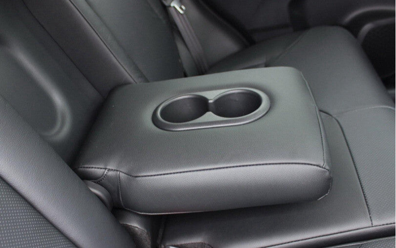 Rear Water Cup Holder Panel Trim Fit for Honda CRV CR-V 2012-2016 Carbon Fiber