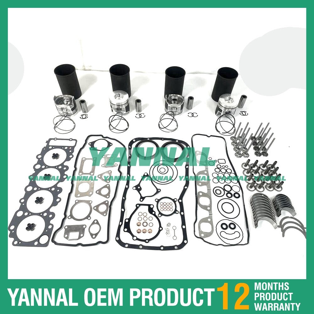 4HL1 Engine Overhaul and Reconstruction Kit with Shim Bearing Valve for Isuzu Engines