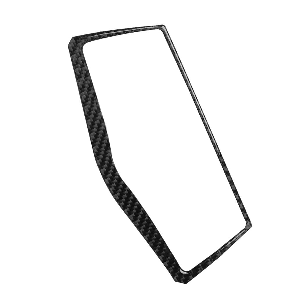 Carbon Fiber Multimedia Button Frame Cover Trim for Nissan 370Z 2009-2020