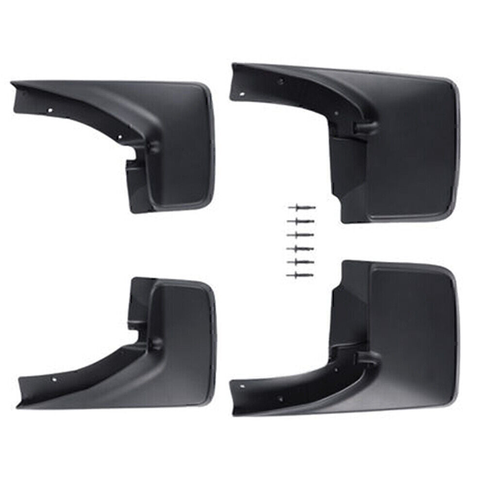 Front Rear Deluxe Molded Splash Guards Mud Flaps Fit 2009-2019 10 for RAM 82214136