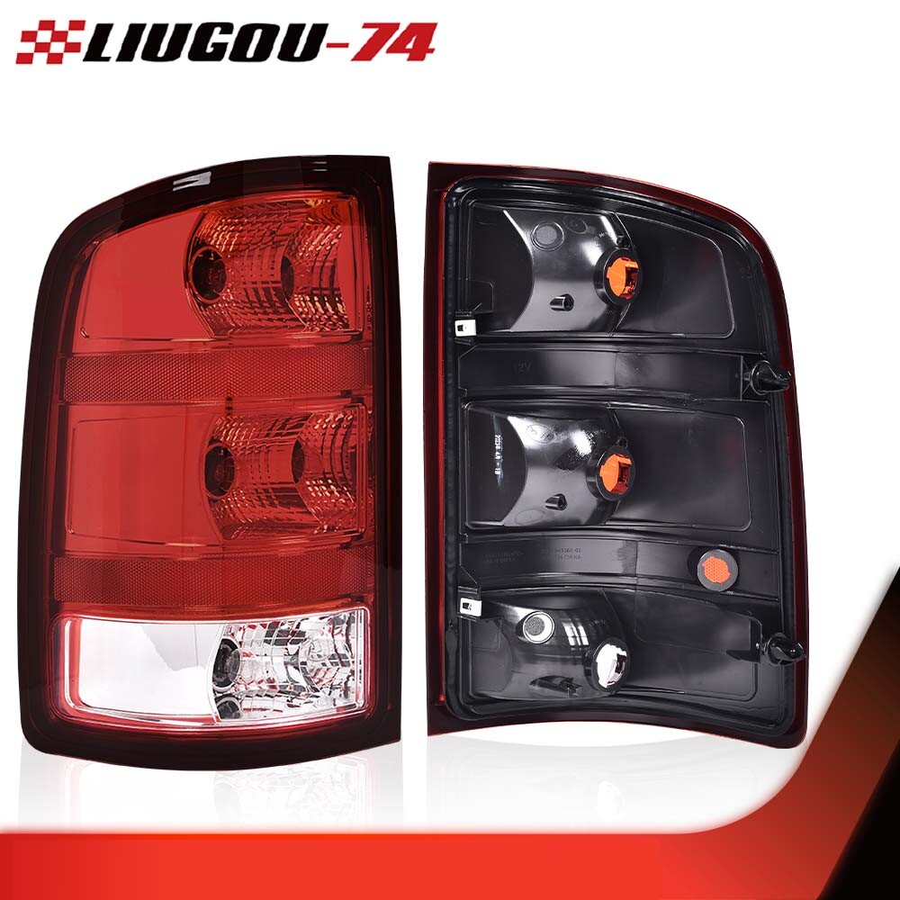 Taillights left + right are suitable for 2007-2013 for GMC for Sierra 1500 2500 3500HD.