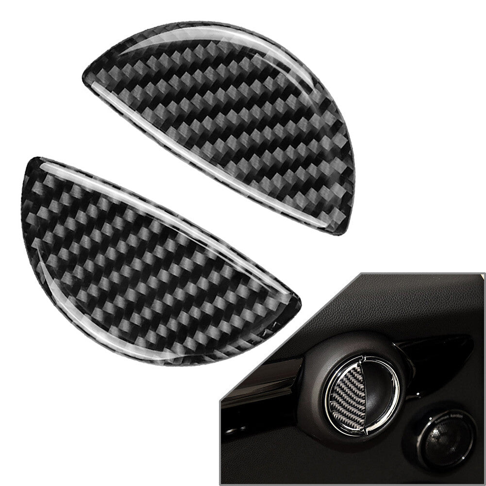 for BMW for Mini Cooper R55 R56 R60 F55 03-2018 Carbon Fiber Door Handle Cover Trim