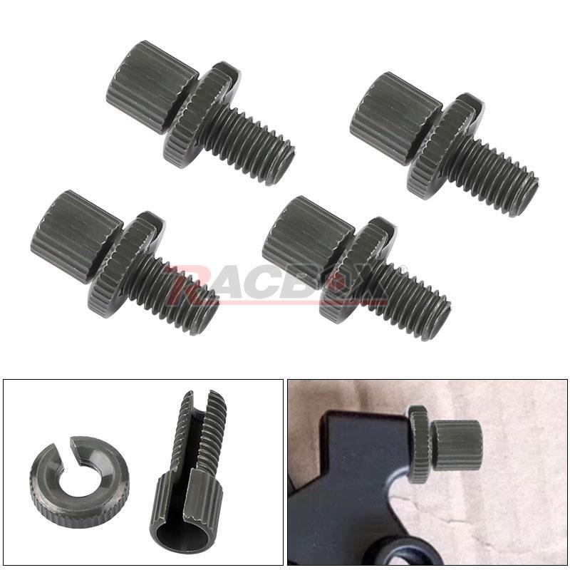 4x Universal 8mm Brake Clutch Cable Adjuster Nuts Bolts For Motorcycle ATV