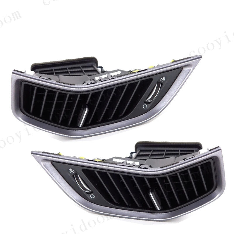 Right-hand central air conditioning ventilated grill with chrome plate for Hyundai FeIX 45 13-17