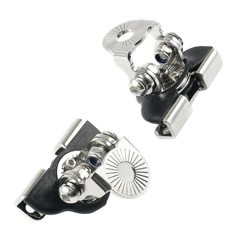 2x Car Stainless Steel Pillar Hood Led Work Light Bar Mount Bracket Clamp Holder