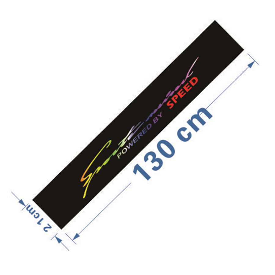 51in Car Front Windshield Sunshade Decal Window Racing Speed Sticker Waterproof