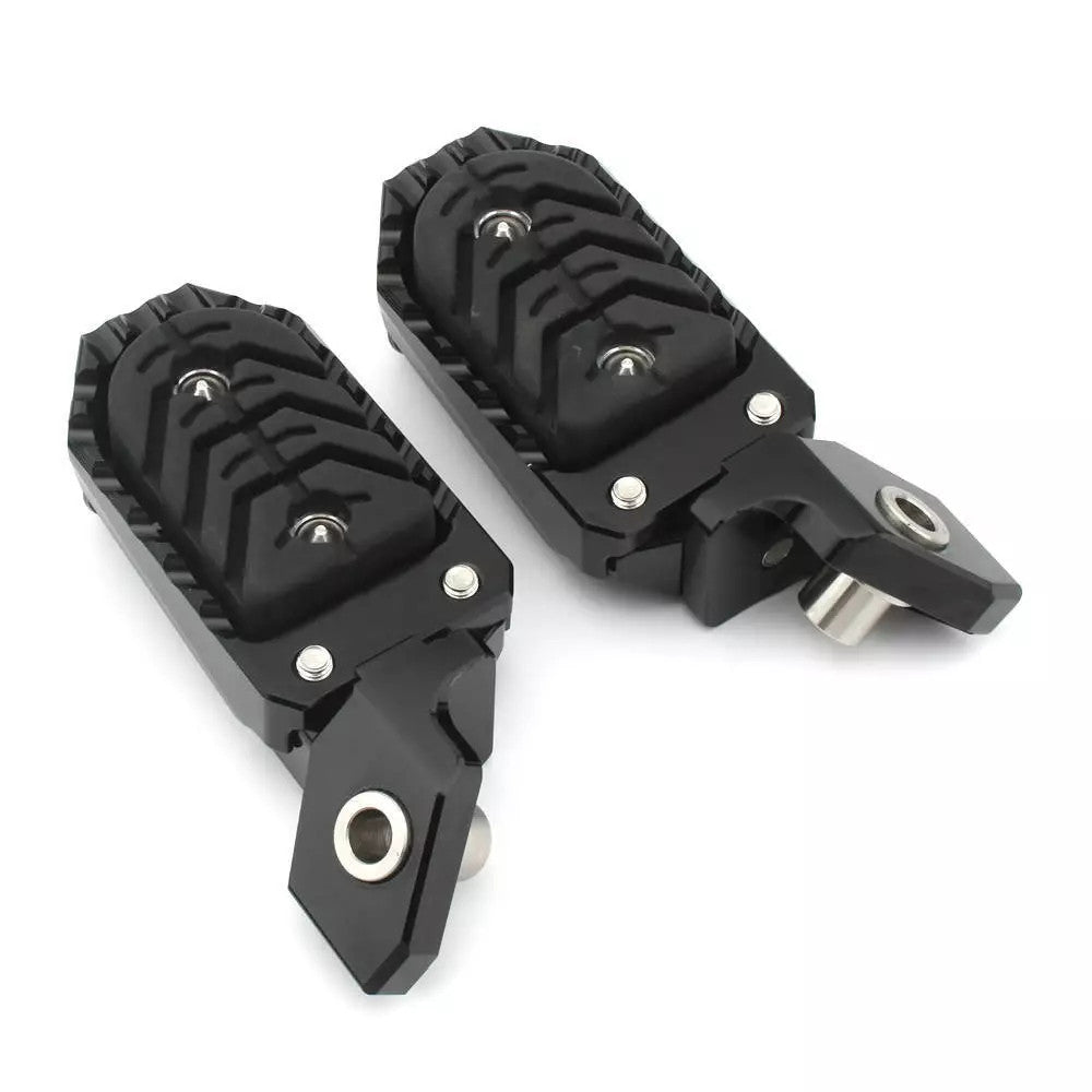 Black CNC Adjustable Footrest Foot Peg Pedal for BMW F750GS F850GS R1200GS 16-19