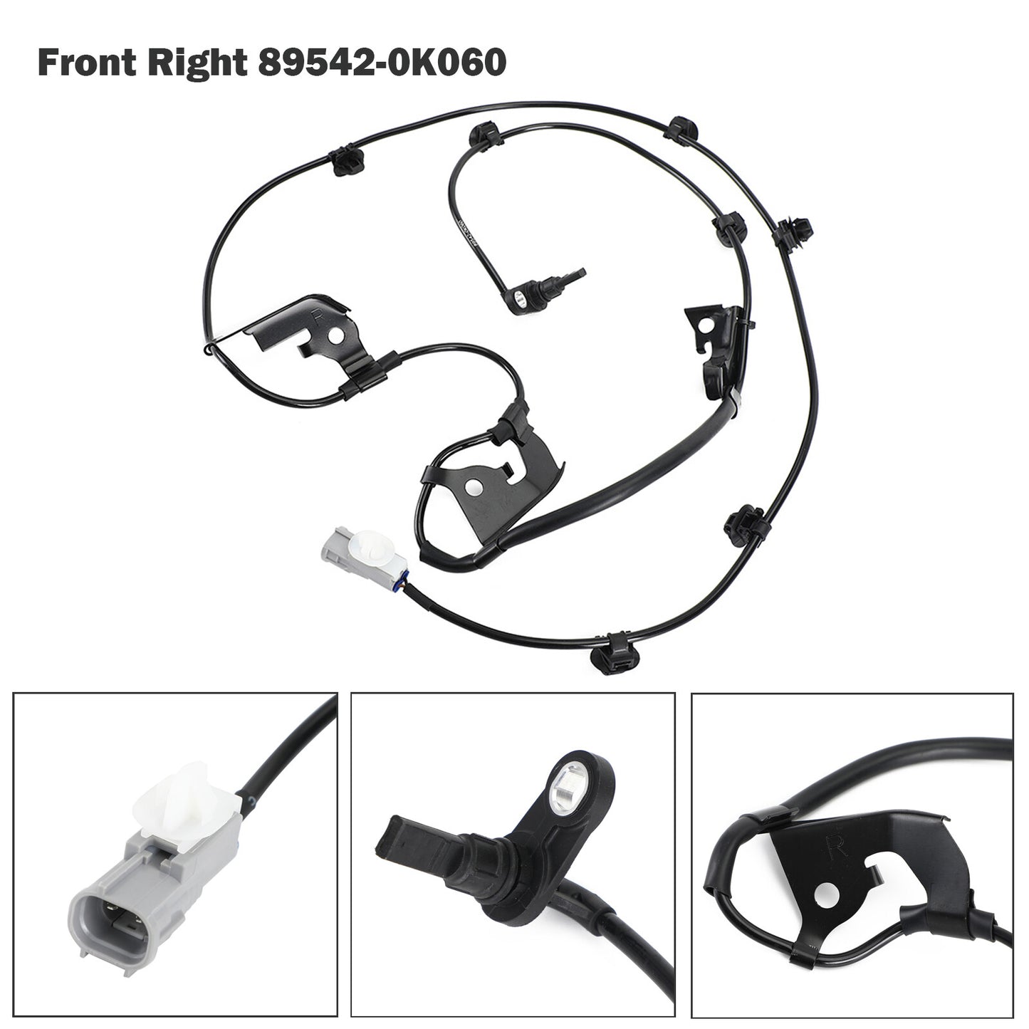 2PCS New Front LeftRight Car ABS Wheel Speed Sensor for Toyota Hilux Vigo