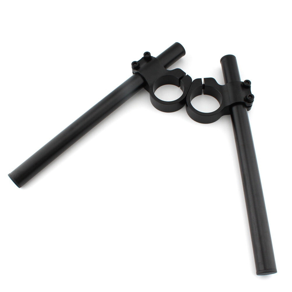 Black CNC High Lift Universal Version Clip Ons On Handlebar for Honda CB350