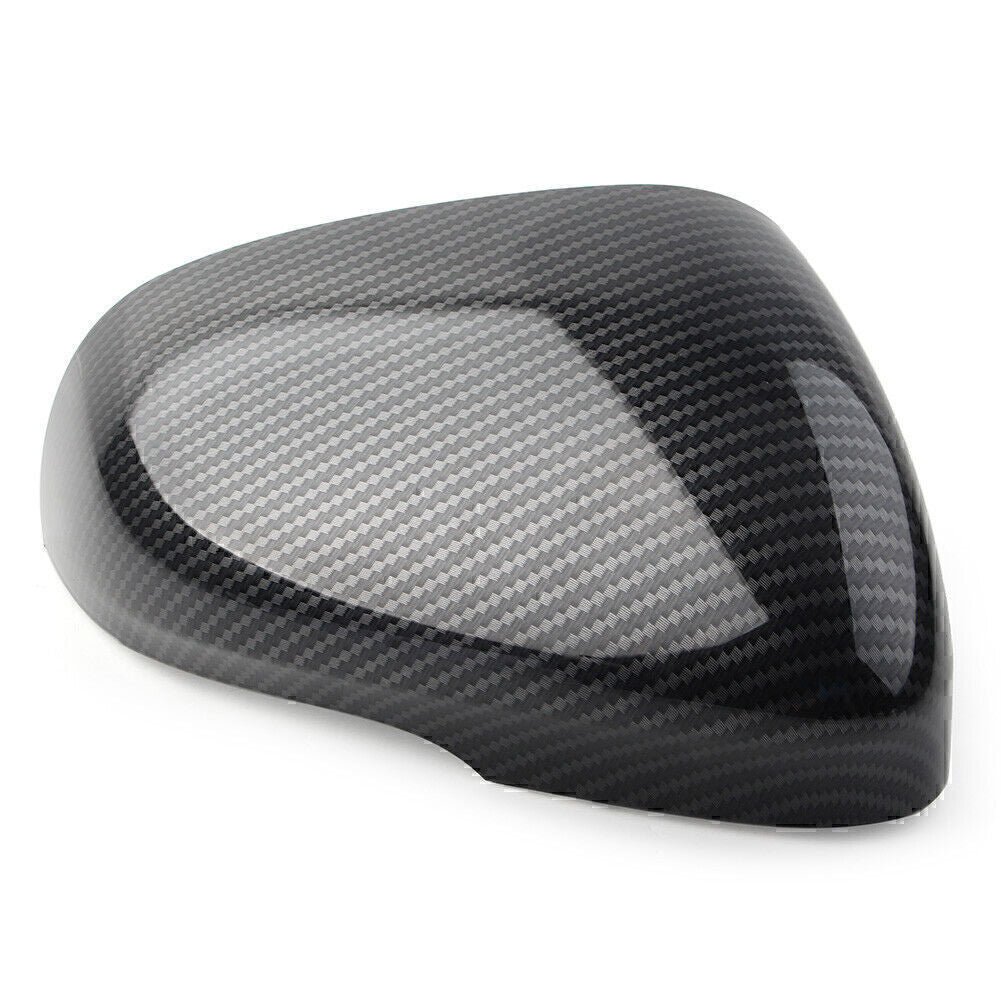 for Jaguar XF XFR XFR-S XJ 1x Carbon Fiber Right Rear Side View Mirror Cover Cap