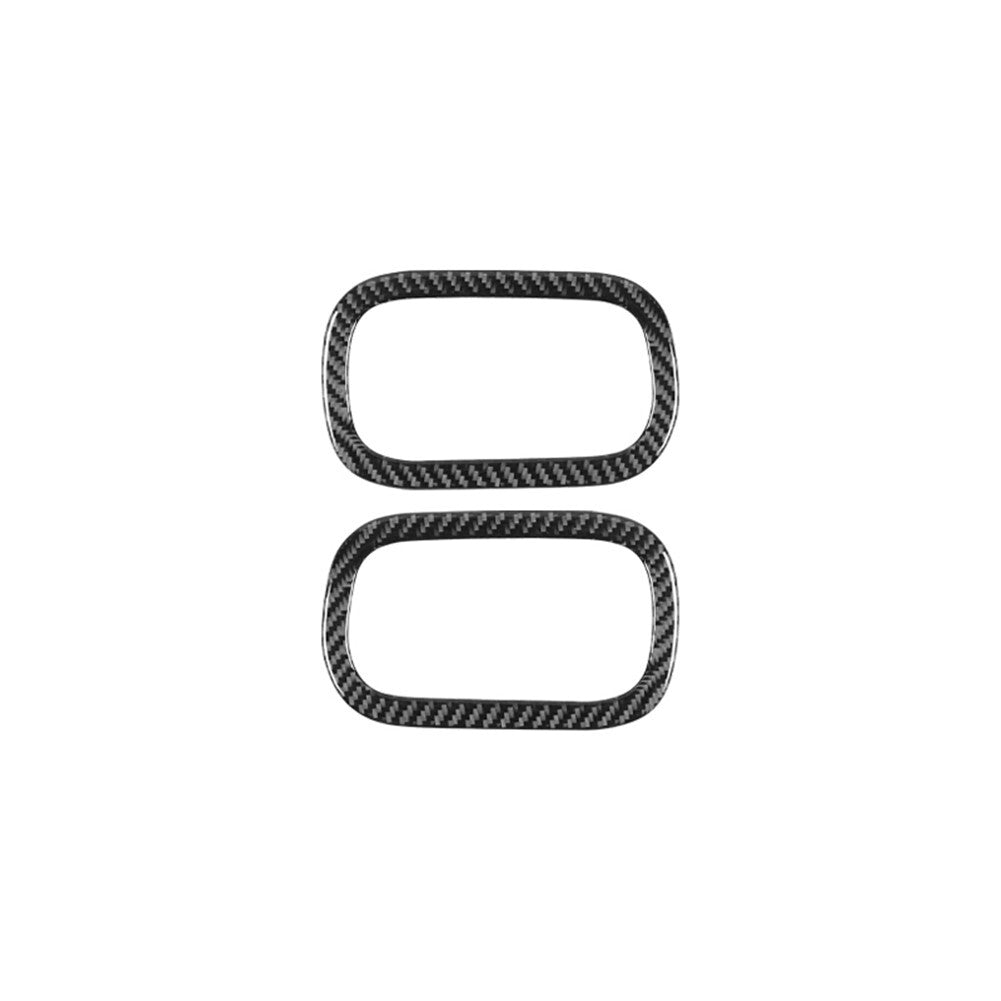 2Pcs Left-right Air Vents Trim Cover Carbon Fiber for Nissan Quest 2004-2006