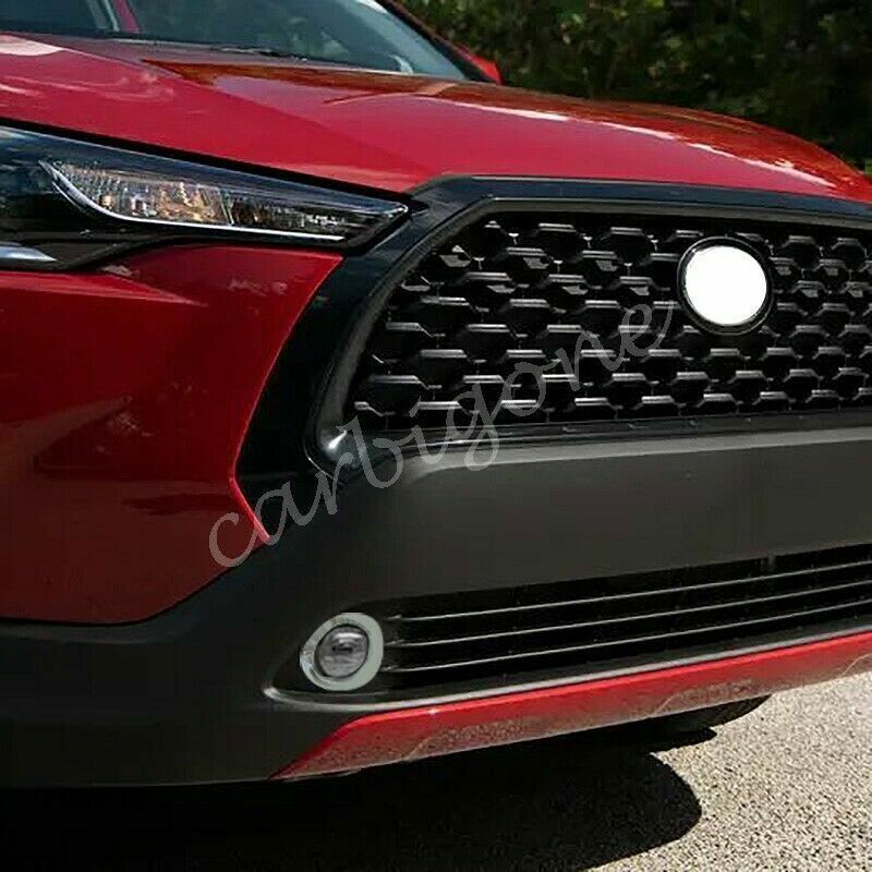 Chrome Front Fog Lamp Light Cover Trim ABS for Toyota for Corolla Cross 2020-2023