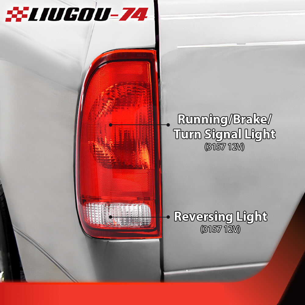 Fits 97-03 for Ford F-150 and 99-07 F-250 Super Taillight Left Light Drive Side