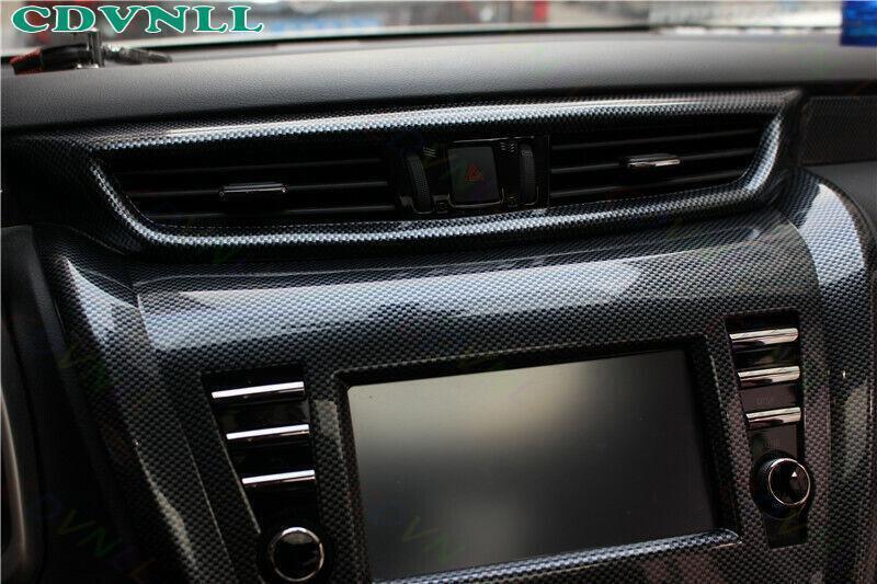 for Nissan Murano 2015-24 ABS Carbon Fiber Console Air Outlet Vent Cover Trim 3X