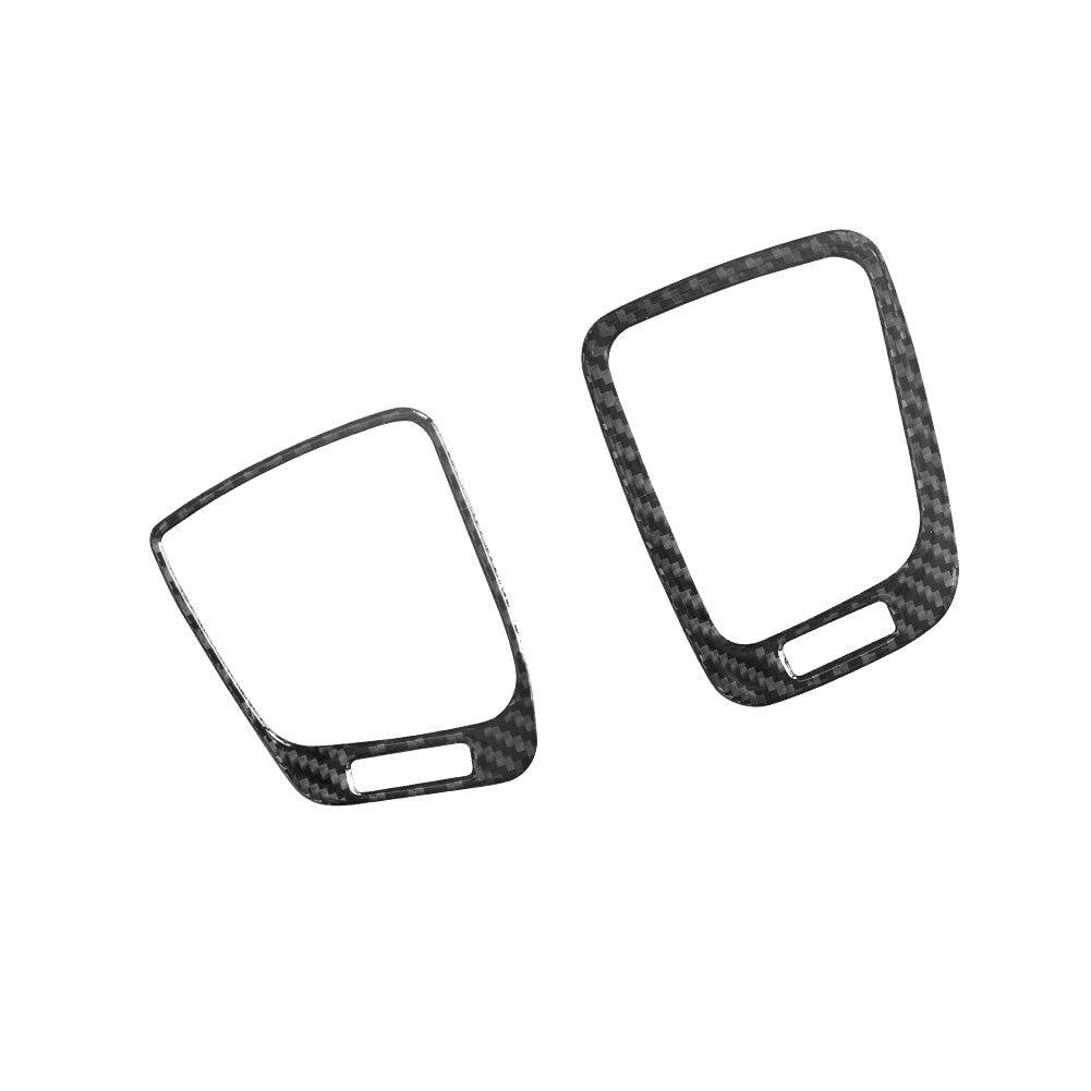 2X Carbon Fiber Front Air Vent Outlet Frame Trim Cover for KIA Sedona 2015-2016