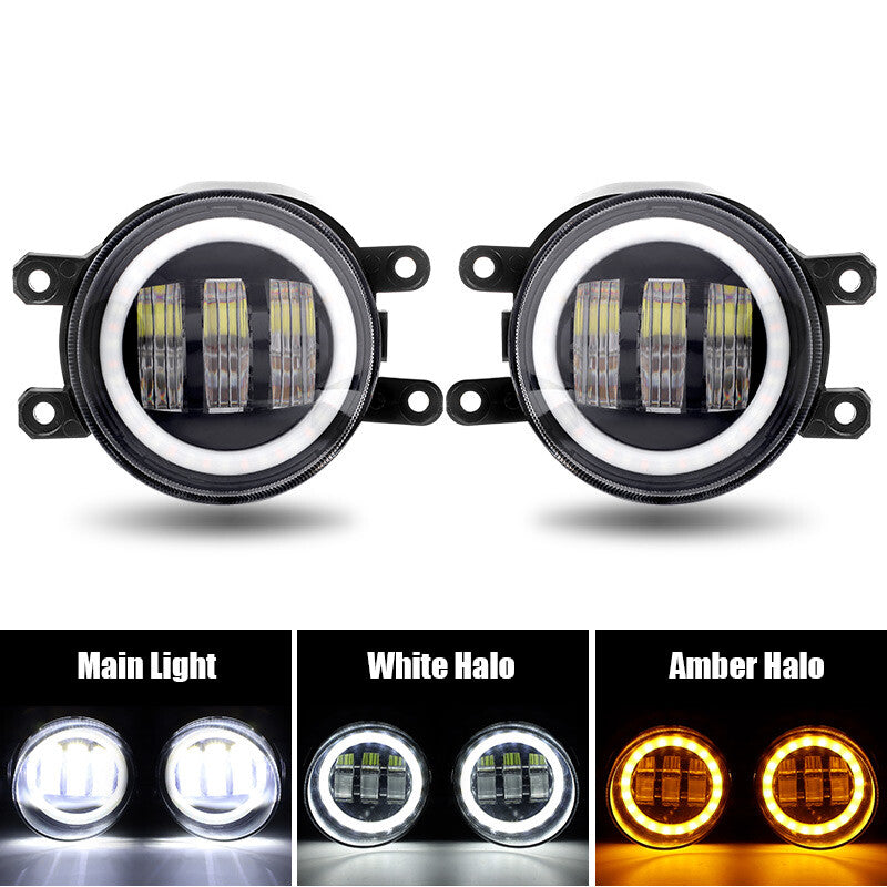 4Runner 2010-2014 Fog Lights Bumper Drving Lamp 2pcs for Toyota RAV4 2006-2012