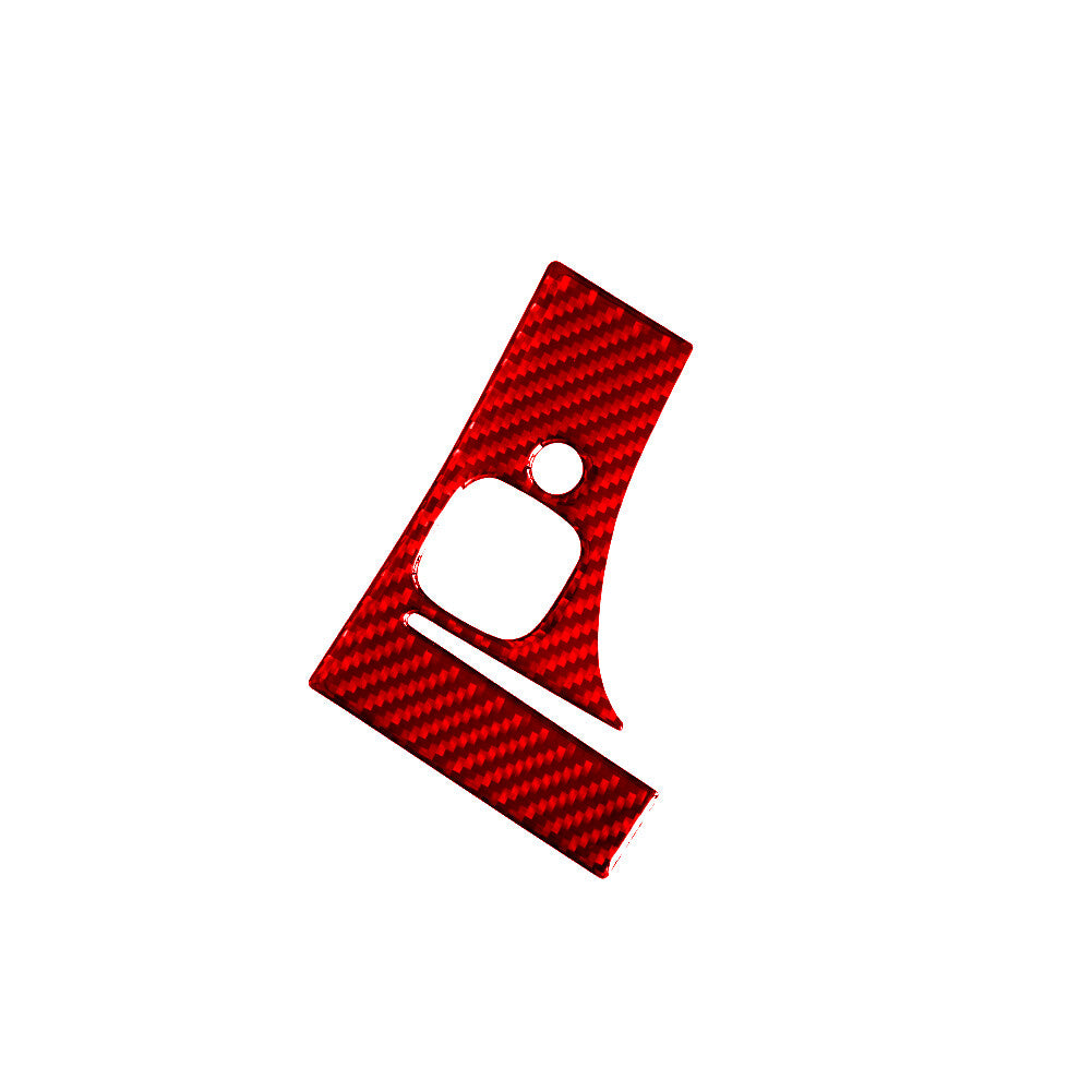 Red Carbon Fiber Speedometer Left Side Frame Cover Trim for Ford Ranger 2019-22