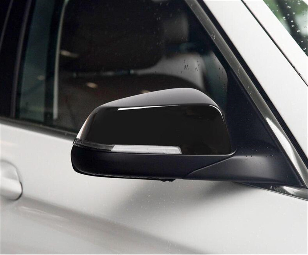 for BMW 5 Series GT 14-17 7 Series 2013-15 Gloss Black Side Rearview Mirror Trim