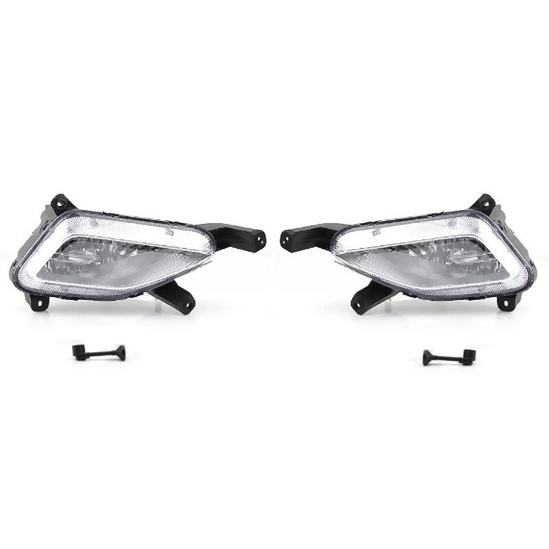 Applicable to 2015-17 for Hyundai Sonata 9th Dual Daytime Running Lights (DRL) and Fog Lights (LH+RH)