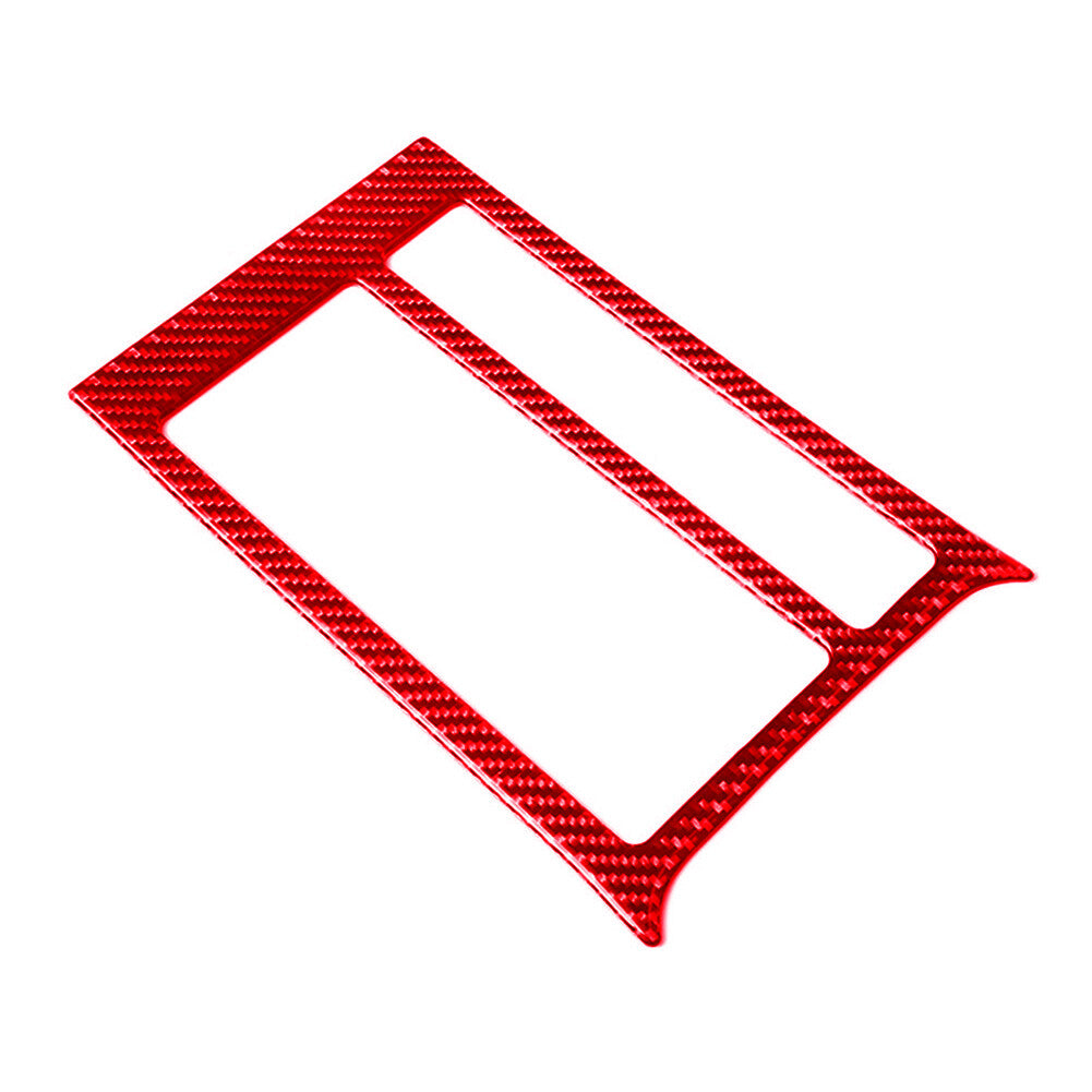 Red Carbon Fiber Watercup Holder Panel Cover Trim Fit for VW for Golf MK7 2013-2017