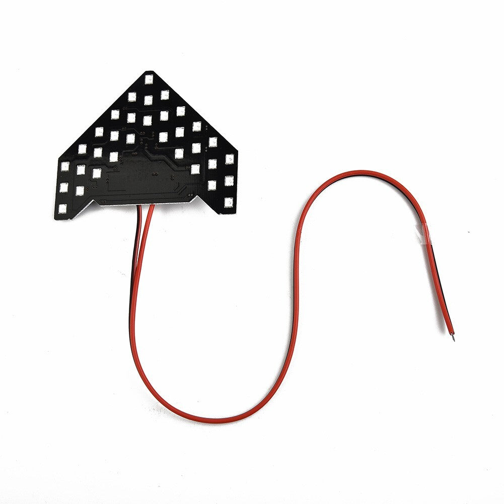 1xAmber 33 - Sequential LED Arrow Panel for Car Side Mirror Turn Signal Lights